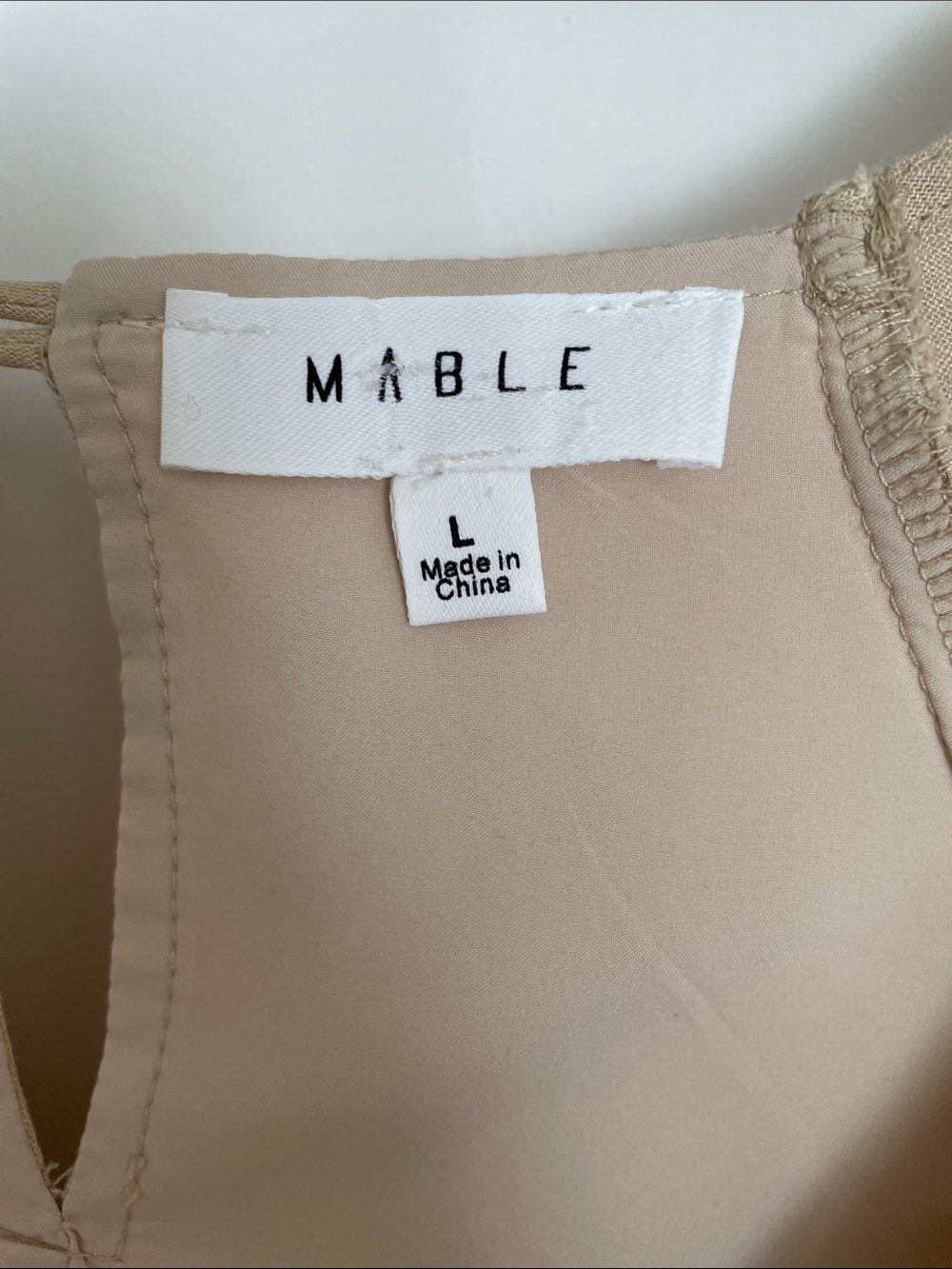 Mable Boho Linen Blend Dress size L - Picture 9 of 10
